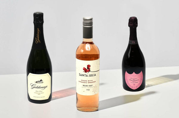 Rose wine bottles-Bottle Barn