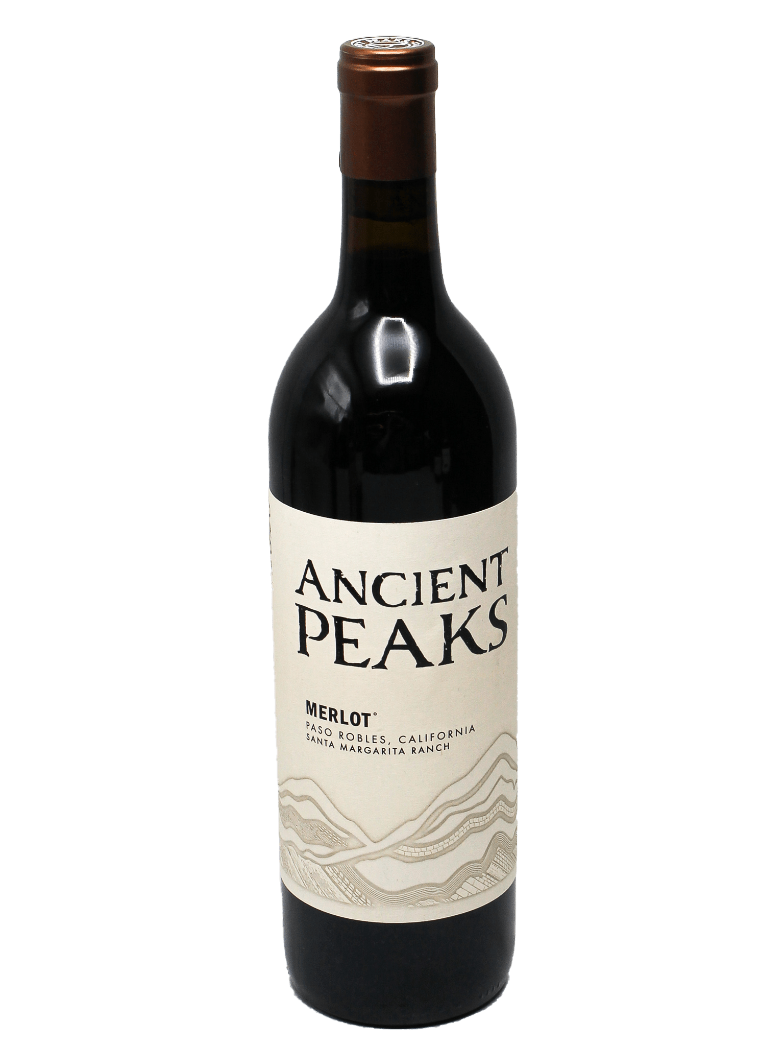 2021 Ancient Peaks Santa Margarita Ranch Merlot Bottle Barn