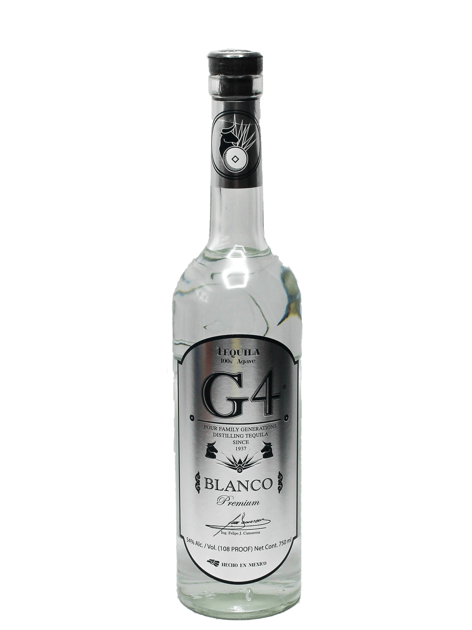 G4 Tequila Blanco 108 Proof 750ml Bottle Barn