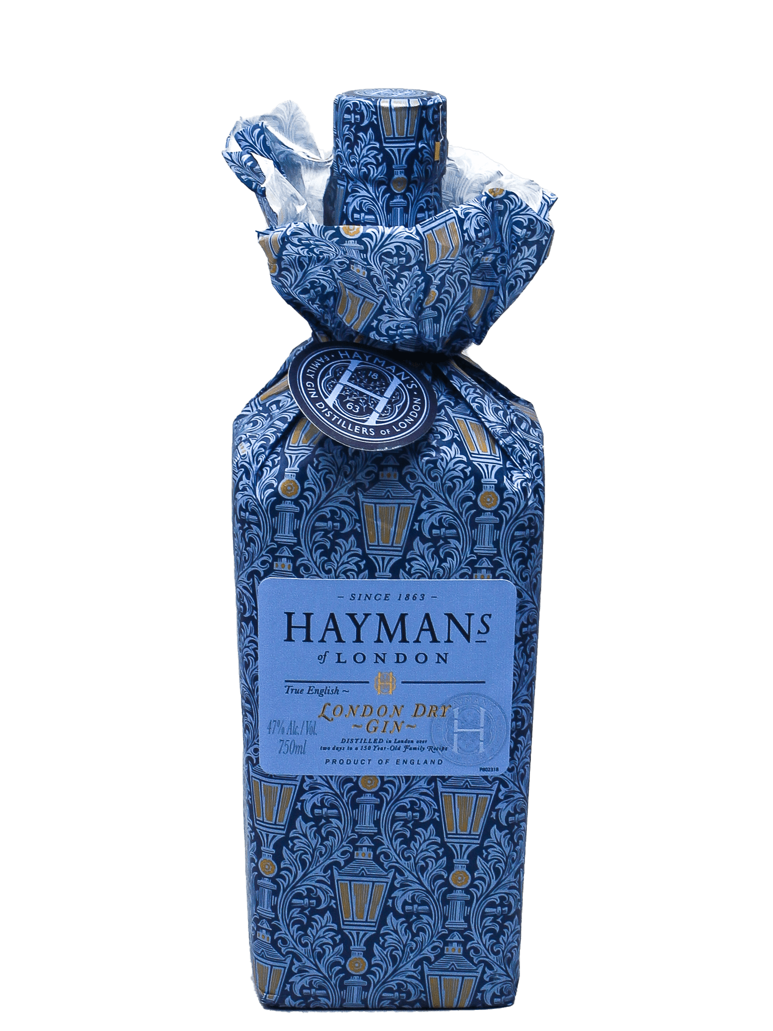 Hayman\'s of London Dry Barn Bottle Gin 750ml –