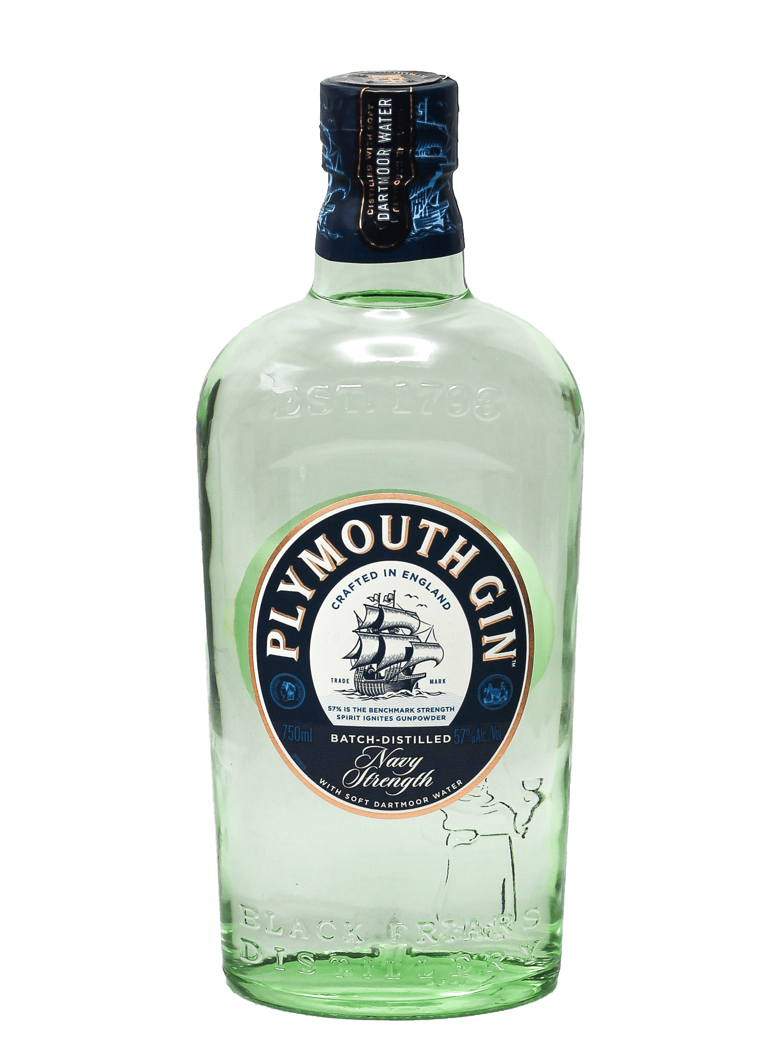 Plymouth Gin Navy Strength Gin 750ml Bottle Barn