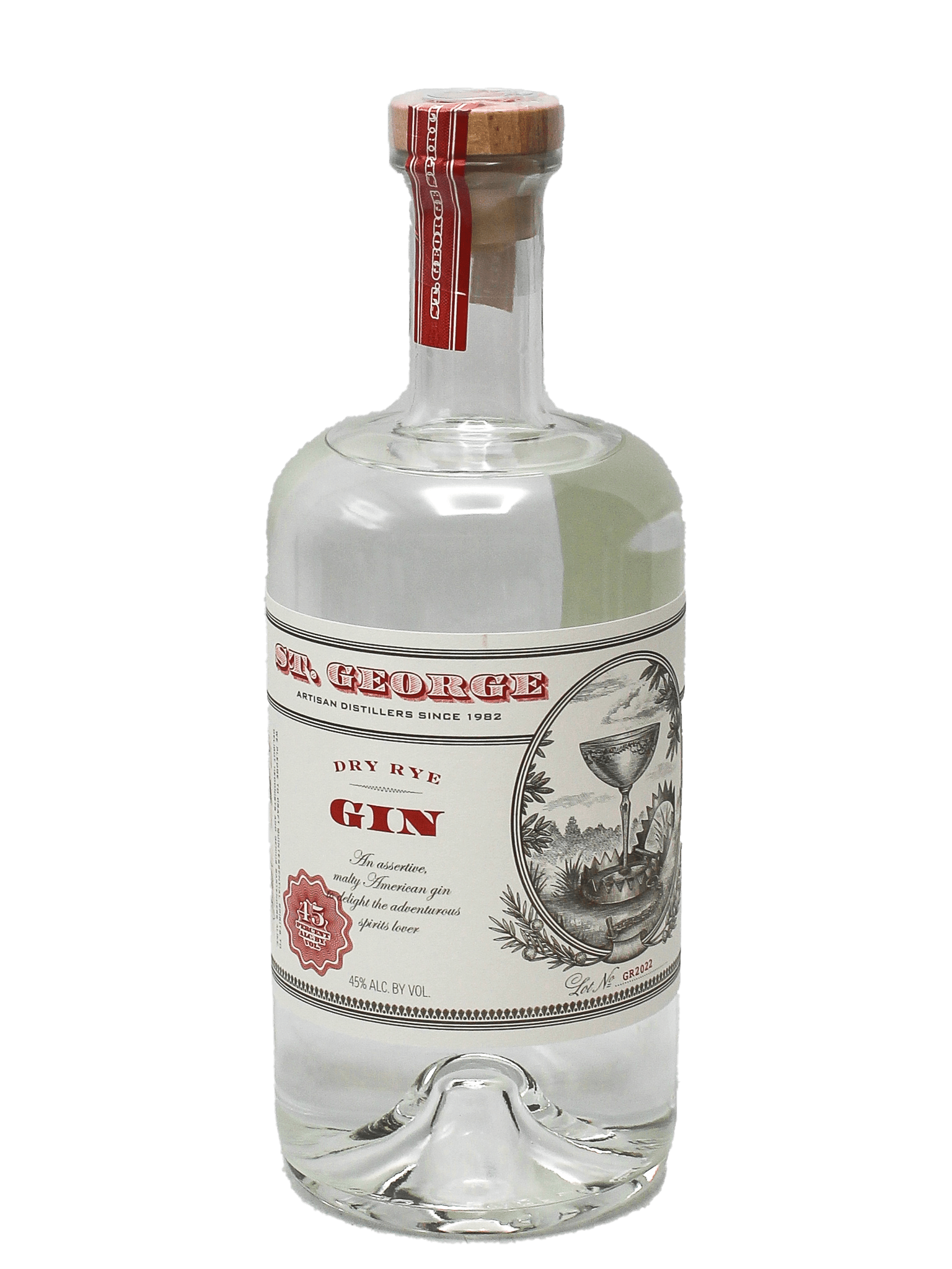 St. Dry Rye Gin 750ml Bottle Barn