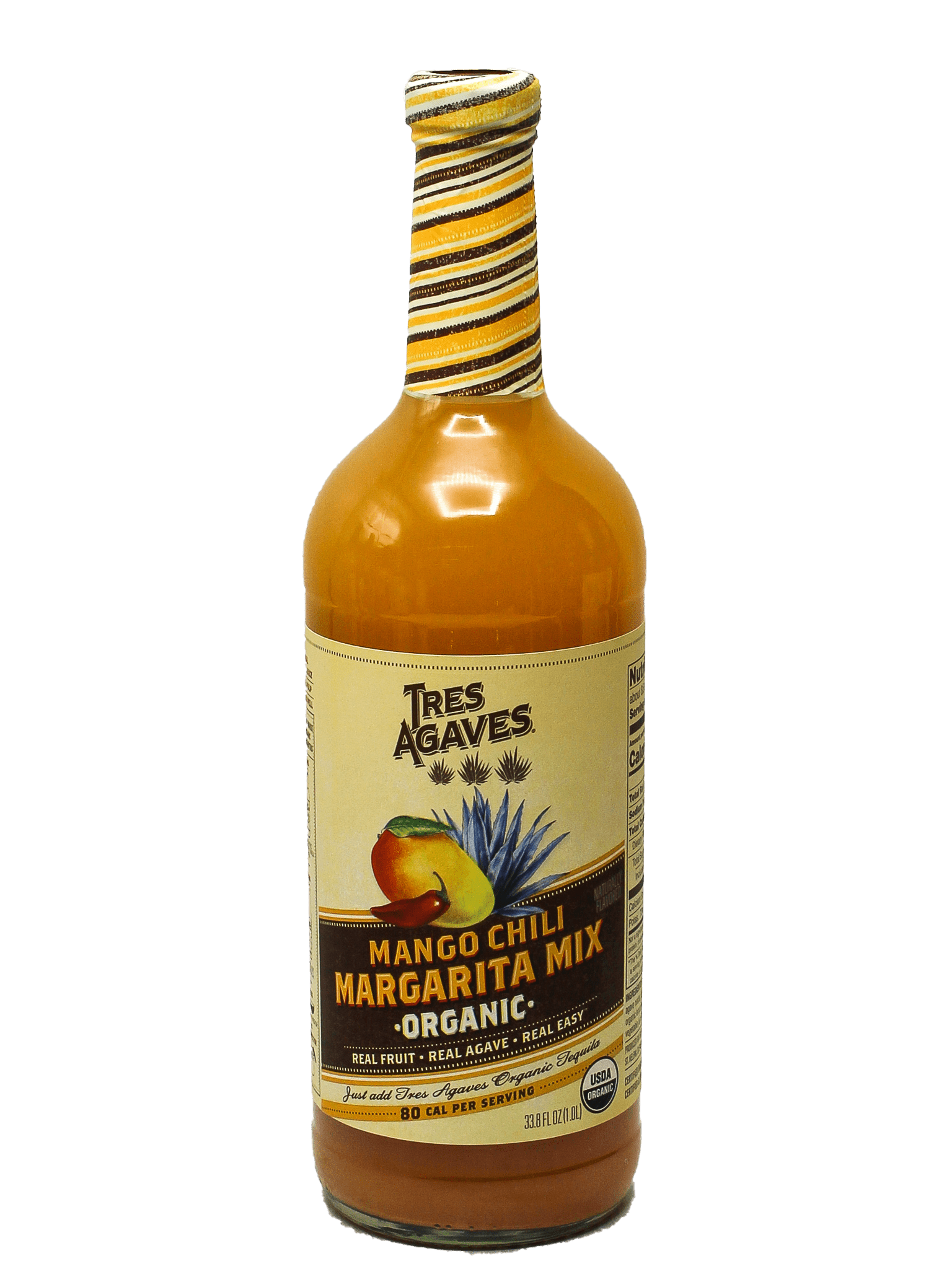 Tres Agaves Organic Mango Chili Margarita Mix 1L Bottle Barn