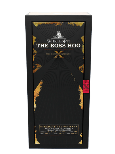 WhistlePig The Boss Hog X The Ten Commandments Straight Rye Whiskey 750ml