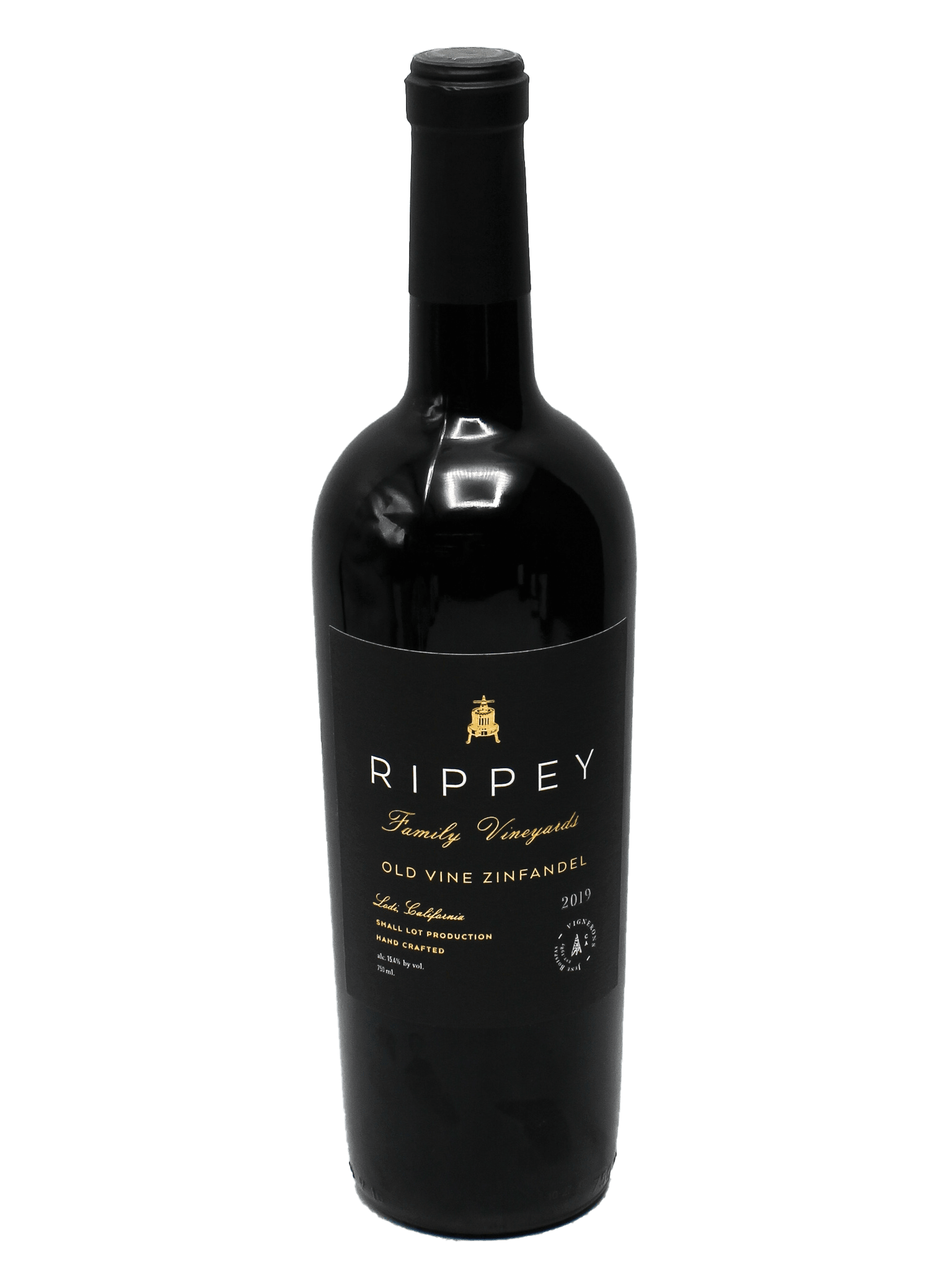2019 Rippey Old Vine Zinfandel Bottle Barn