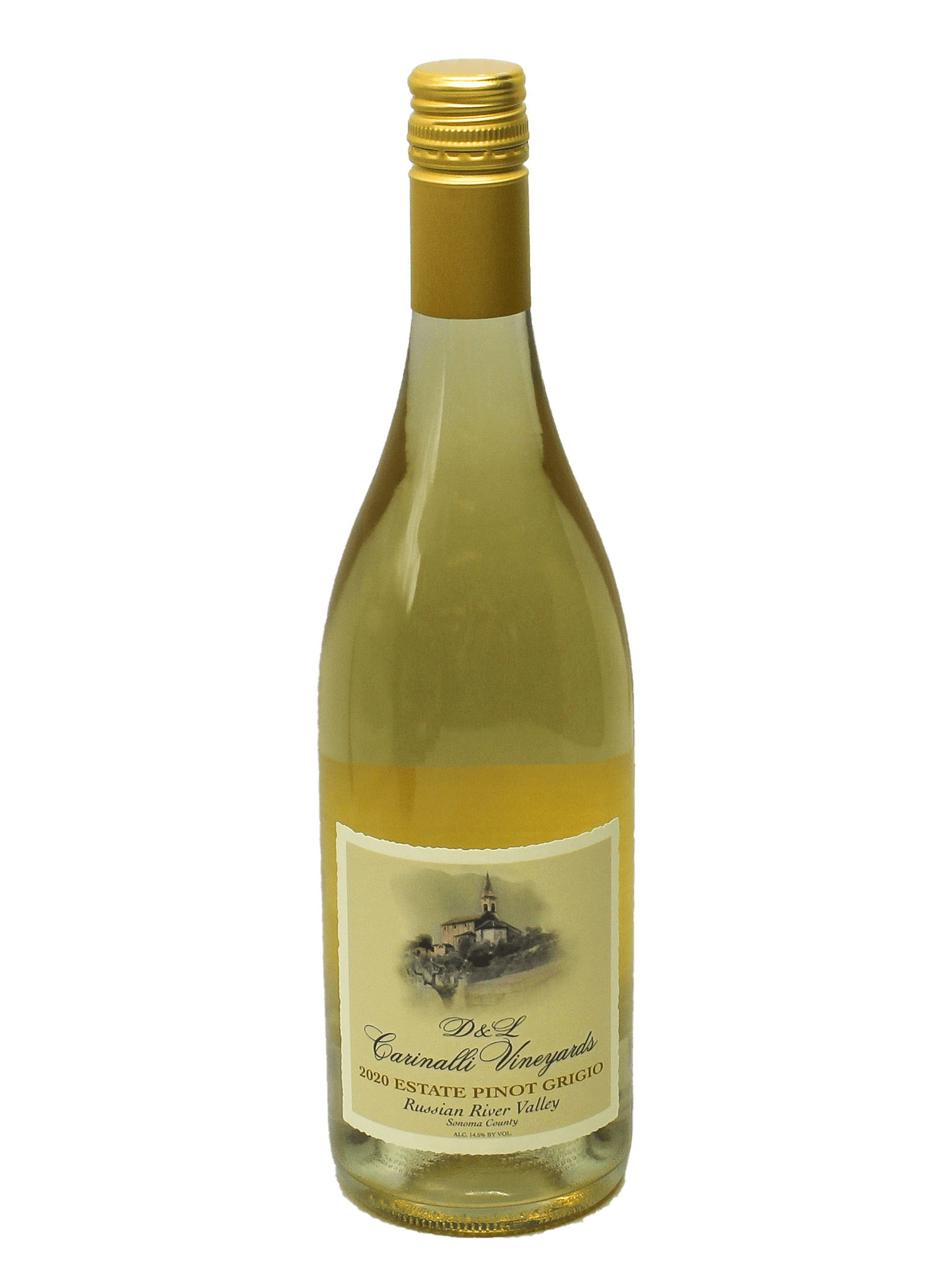 2020 D L Carinalli Vineyards Estate Pinot Grigio Bottle Barn