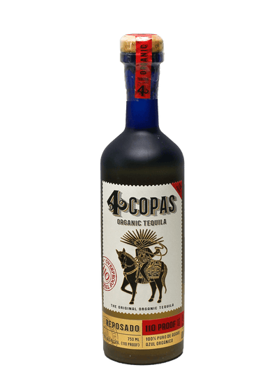 4 Copas Overproof Organic Tequila Reposado 