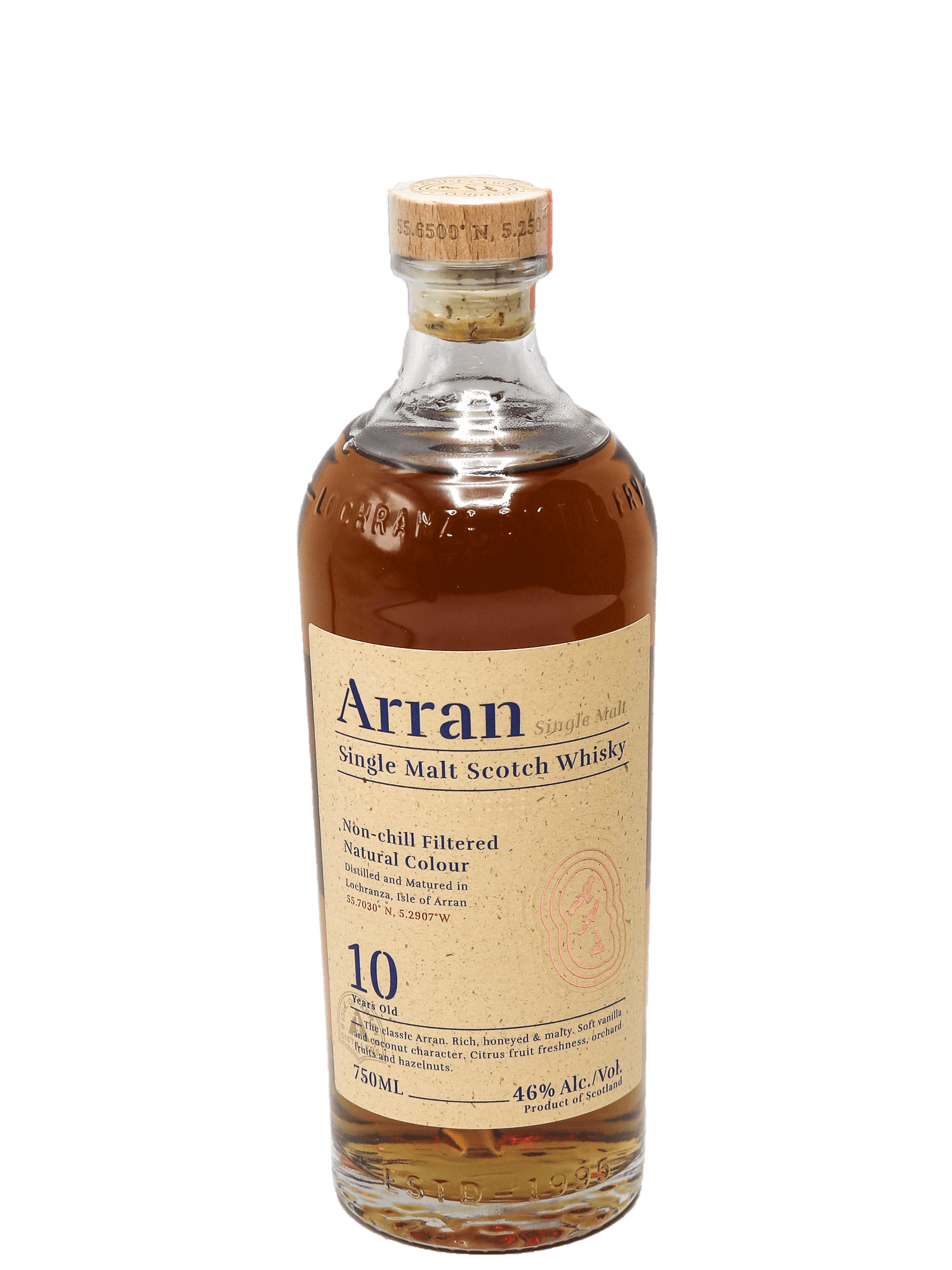 The Arran Malt 18 Year Old Single Malt Scotch Whisky 750ml Bottle