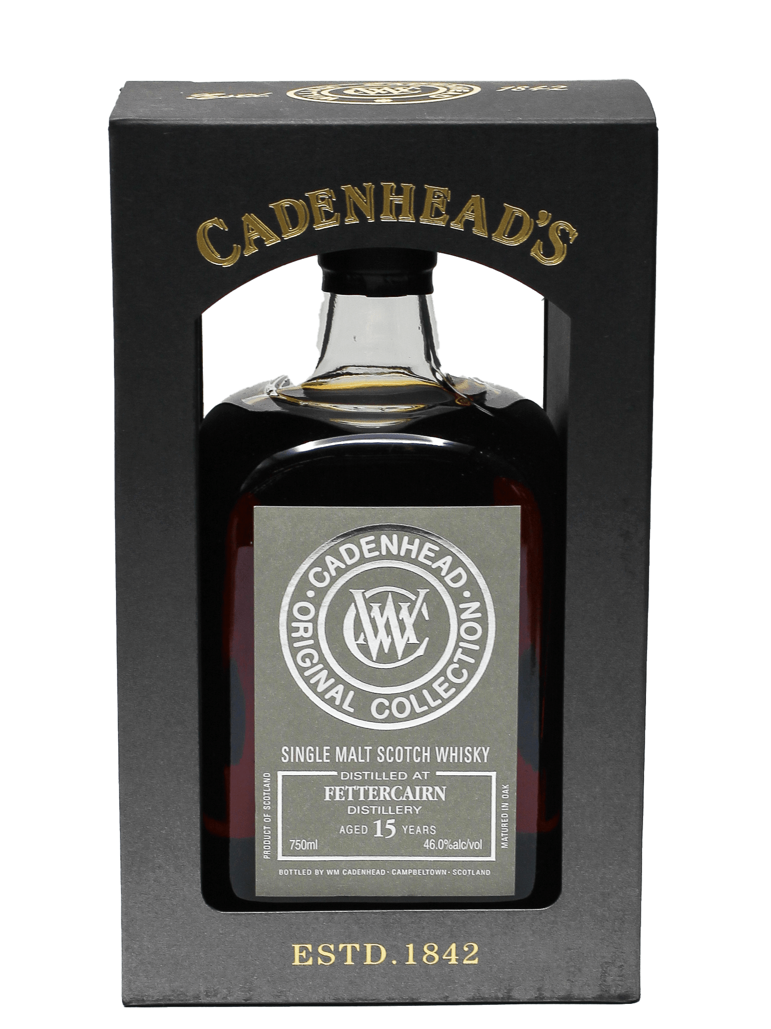 Cadenhead Fettercairn 15 Year Single Malt Scotch Whiskey 750ml