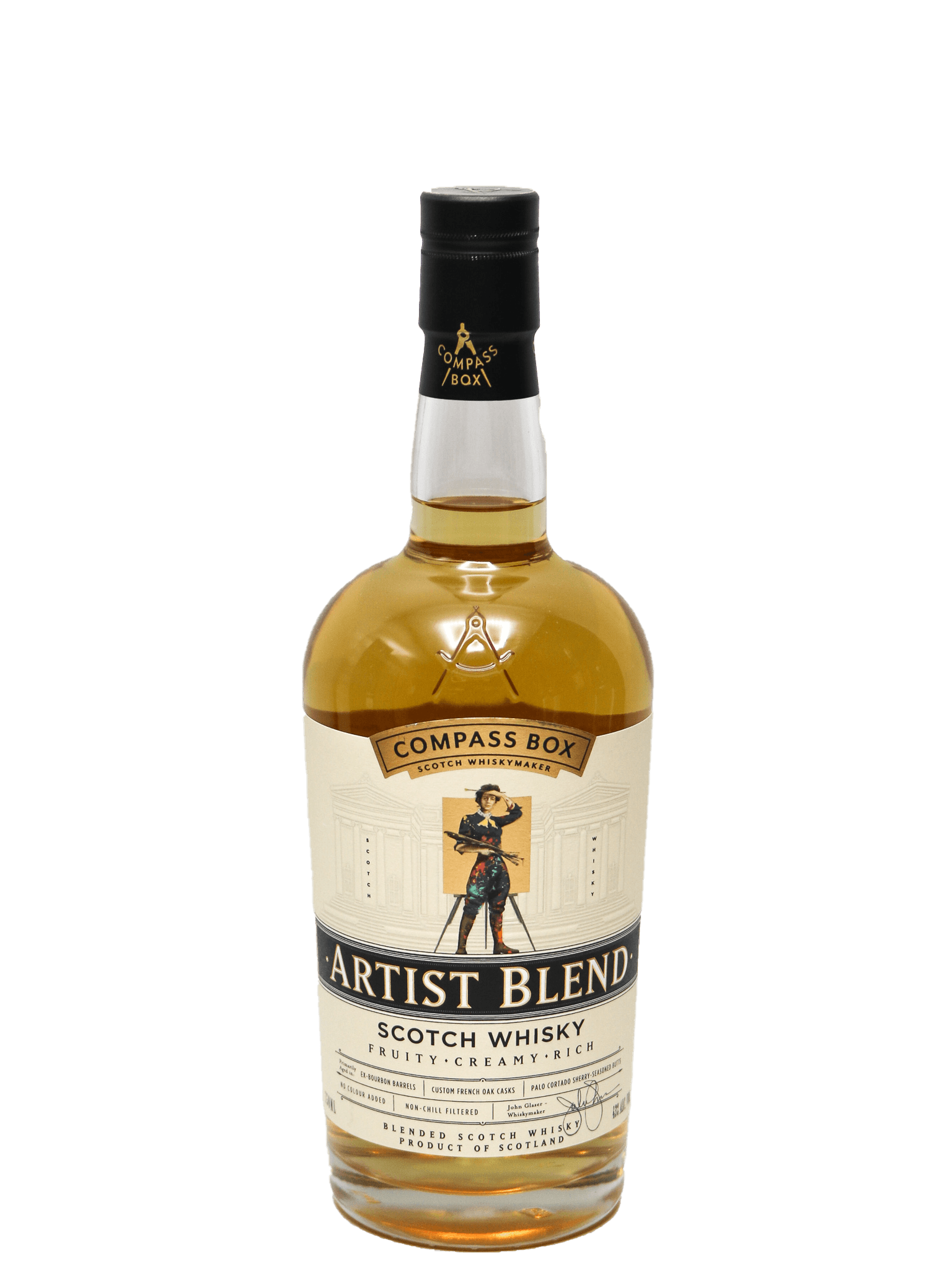 Compass Box Artist Blend Scotch Whisky 750ml Bottle Barn