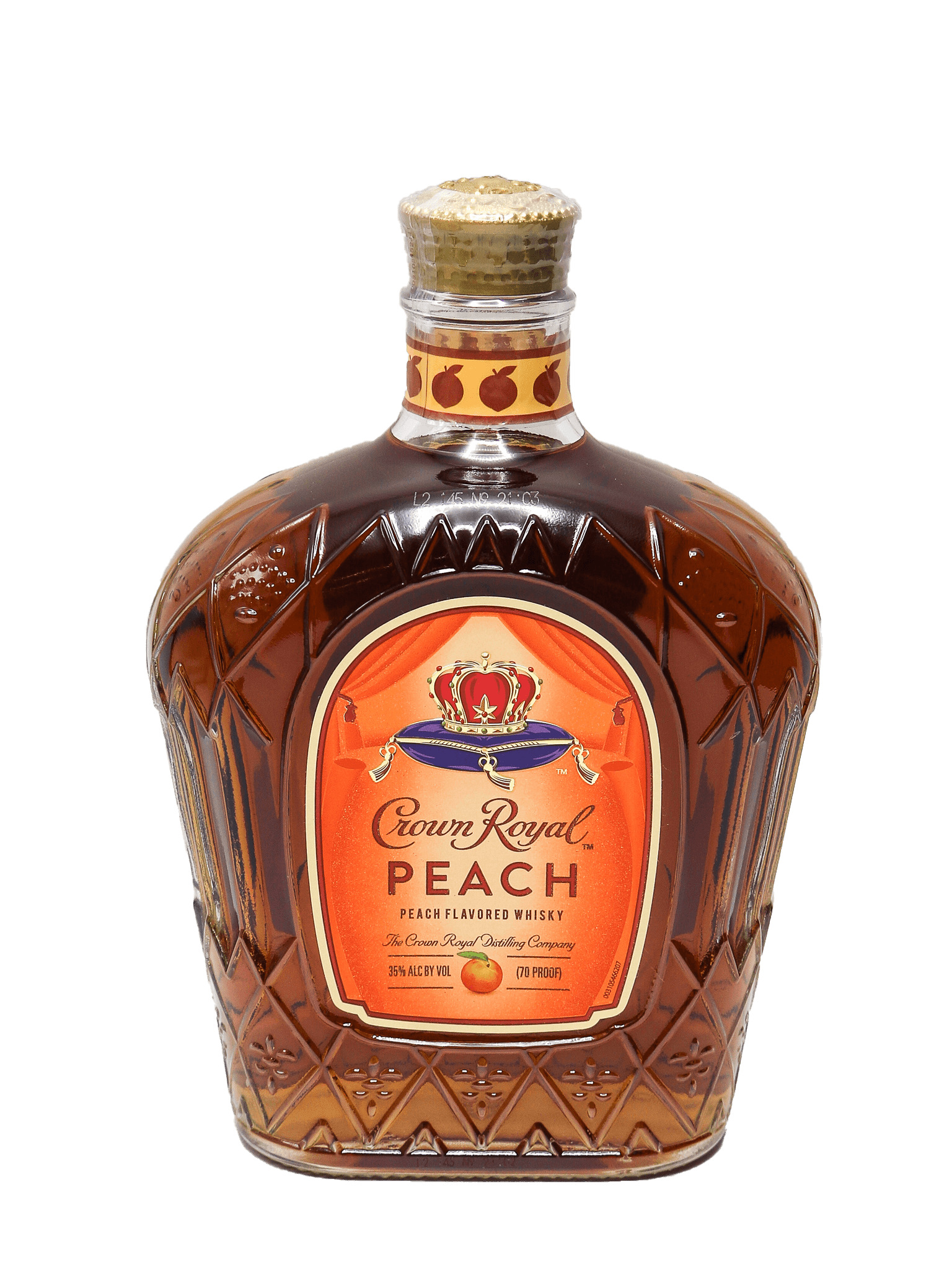 Crown Royal Peach Flavored Canadian Whisky 750ml Bottle Barn