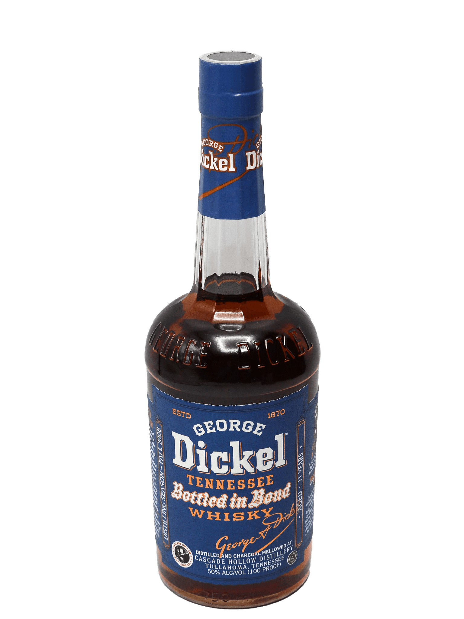 Dickel BottledInBond Tennessee Whiskey 750ml Bottle Barn
