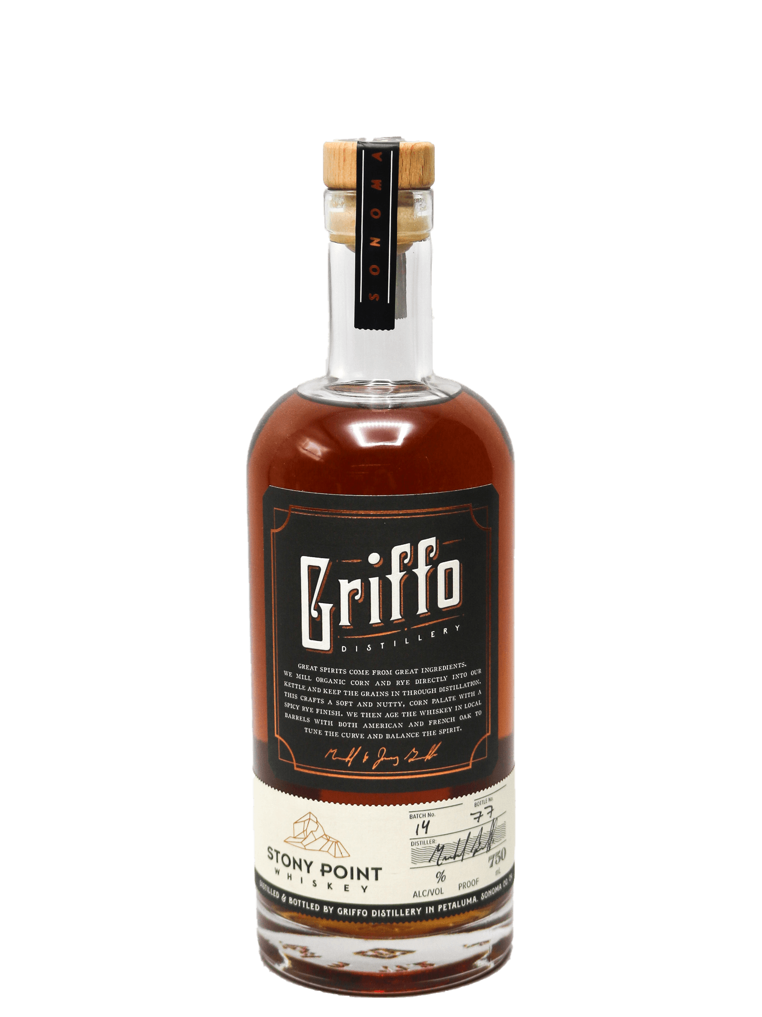 Griffo Stony Point Whiskey 750ml Bottle Barn