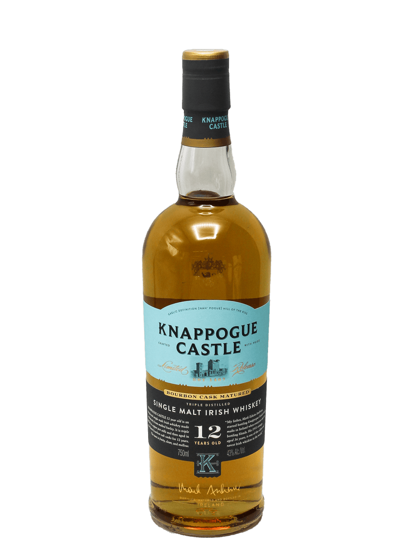 Knappogue 12 Year Single Malt Irish Whiskey 750ml