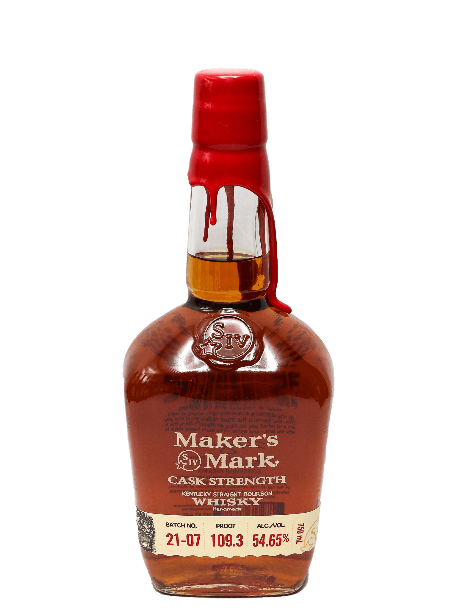 Maker's Mark Cask Strength Batch 21-07 bottle