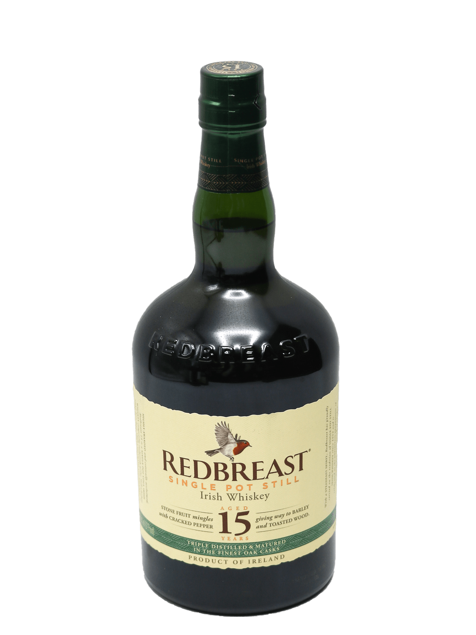 Buy Redbreast Irish Whiskey 15 Year 750ml - Bottle Barn