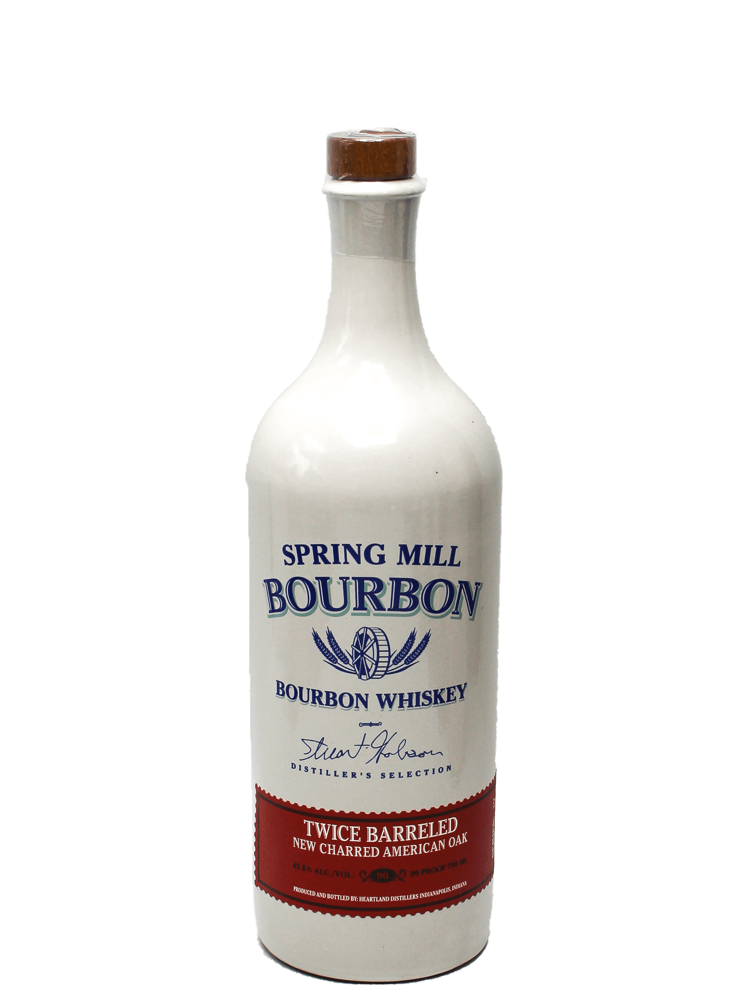 Spring Mill Twice Barreled Bourbon Whiskey 750ml Bottle Barn