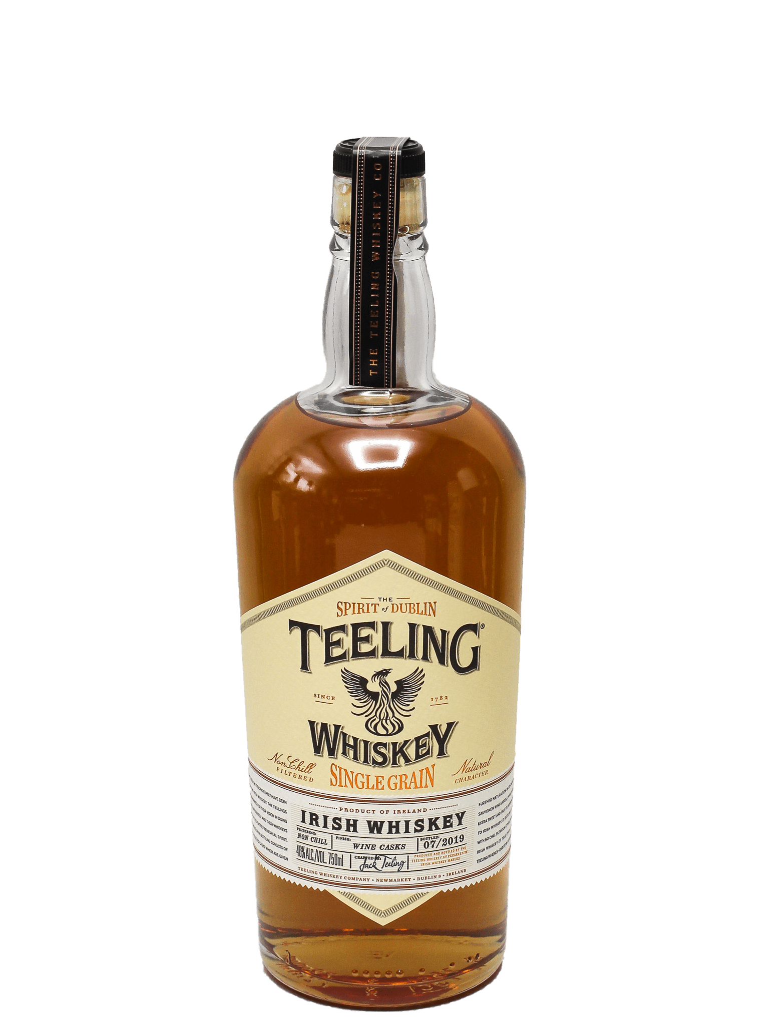 Teeling Single Grain Irish Whiskey 750ml Bottle Barn 7970