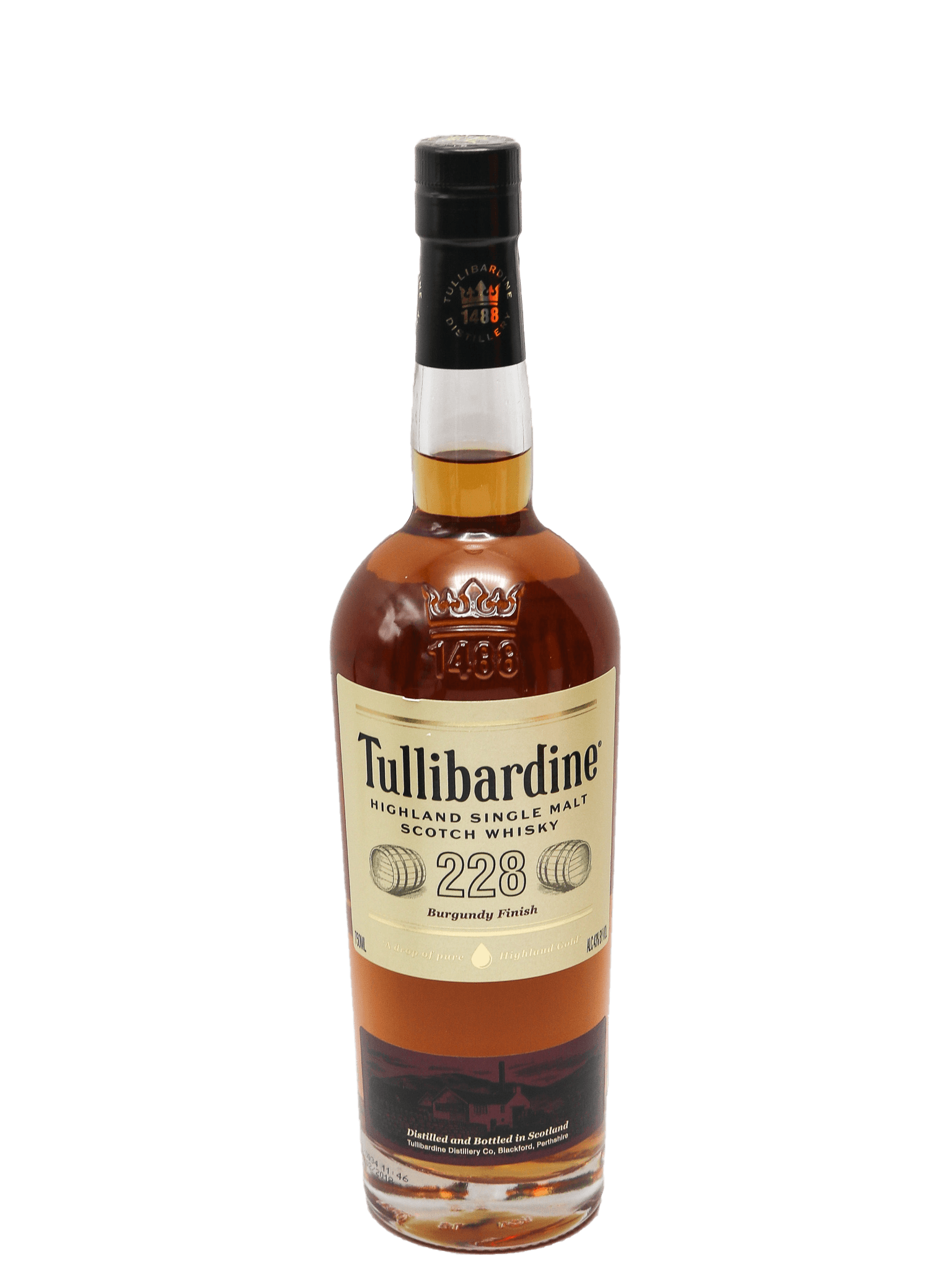 Tullibardine 228 Burgundy Finish Single Malt Scotch 750ml