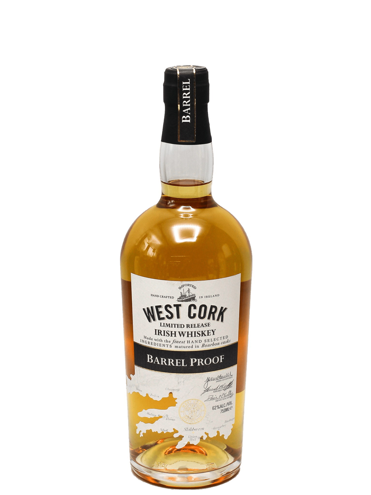 West Cork Barrel Proof Irish Whiskey 750ml Bottle Barn