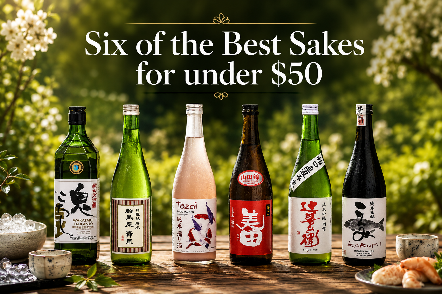 Best 6 Japanese Sakes Under $50 — Food Pairings & Serving Tips