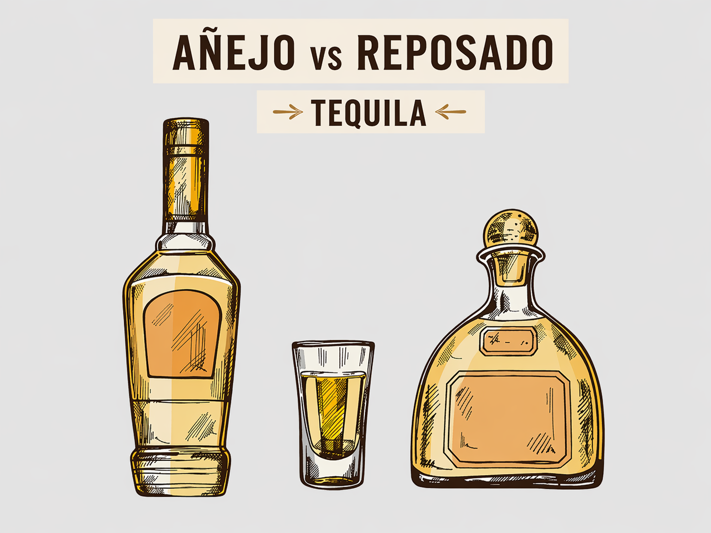 Añejo vs Reposado Tequila: Key Differences + Which One Tastes Better?