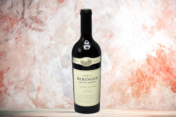 A bottle of 2017 Beringer Private Reserve Cabernet Sauvignon-Bottle Barn