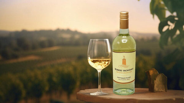 A bottle of 2021 Robert Mondavi Private Selection Sauvignon Blanc-Bottle Barn