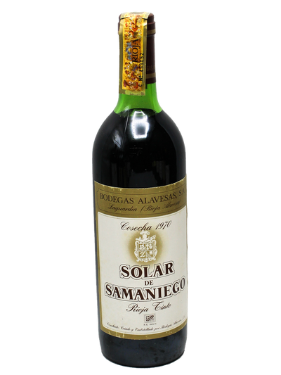 1970 Bodegas Alavesas Solar de Samaniego Rioja Gran Reserva