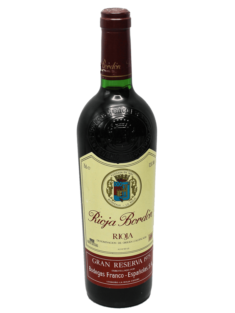 1973 Bodegas Franco-Españolas Rioja Bordon Gran Reserva-Bottle Barn