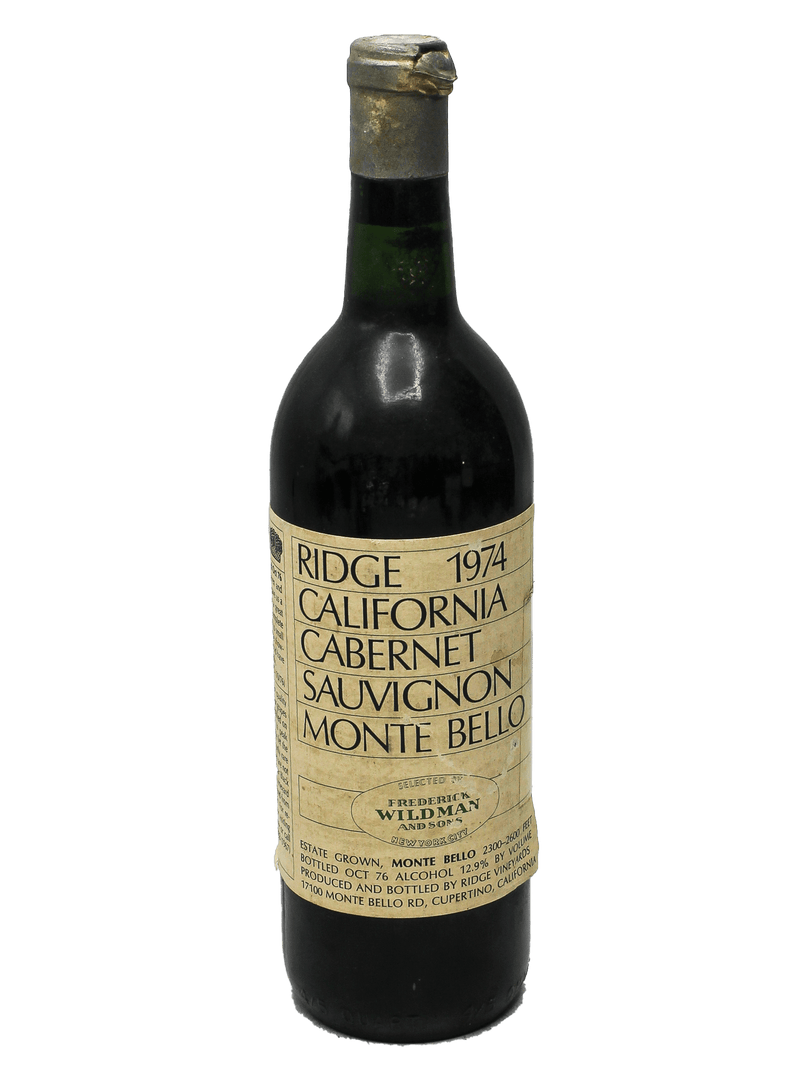 1974 Ridge Monte Bello Cabernet Sauvignon-Bottle Barn