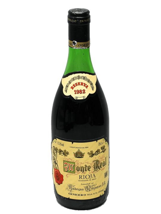 1982 Bodegas Riojanas Monte Real Rioja Reserva-Bottle Barn