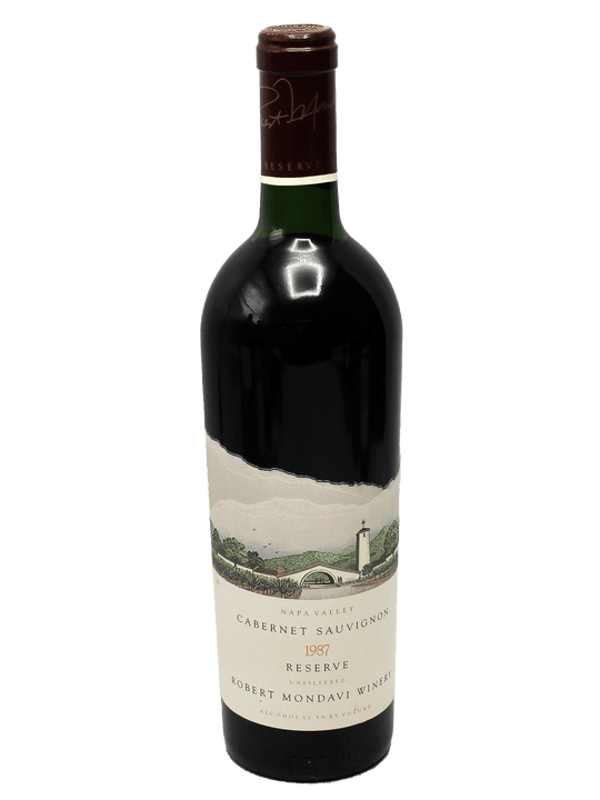 1987 Robert Mondavi Cabernet Sauvignon Reserve [WA95]-Bottle Barn