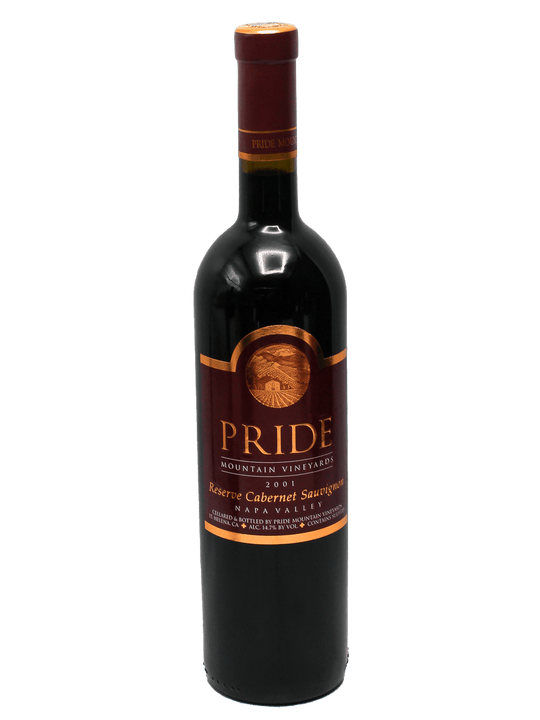 2001 Pride Mountain Vineyard Reserve Cabernet Sauvignon [WA98+][WS97][V94]-Bottle Barn