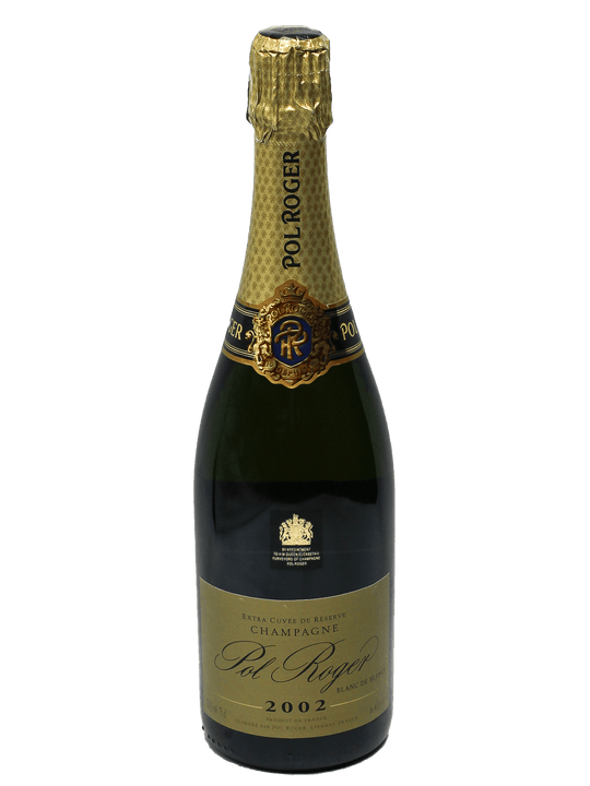 2002 Pol Roger Extra Cuvee de Reserve Brut Blanc de Blancs Champagne [V95][WE95][JG94][WA94][W&S93][WS93]-Bottle Barn