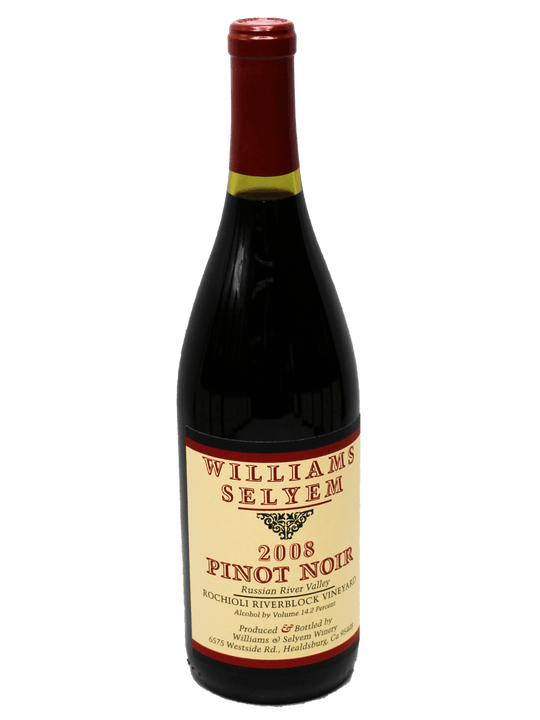 2008 Williams Selyem Rochioli Riverblock Vineyard Pinot Noir [V94]-Bottle Barn