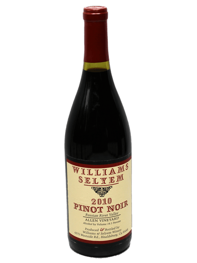 2010 Williams Selyem Allen Vineyard Pinot Noir