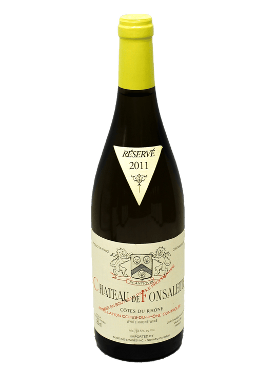 2011 Chateau de Fonsalette Cotes-du-Rhone Reserve Blanc-Bottle Barn