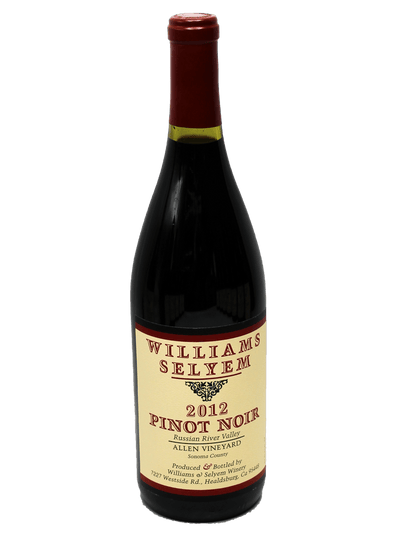 2012 Williams Selyem Allen Vineyard Pinot Noir