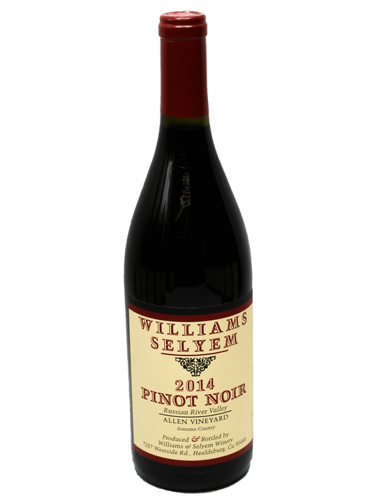 2014 Williams Selyem Allen Vineyard Pinot Noir [WE95][V94][BH93][WA93]-Bottle Barn