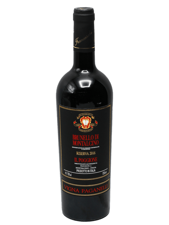 2016 Il Poggione Brunello di Montalcino Riserva Vigna Paganelli [V98][W&S97][D96][WA96][WS96][WE95]-Bottle Barn