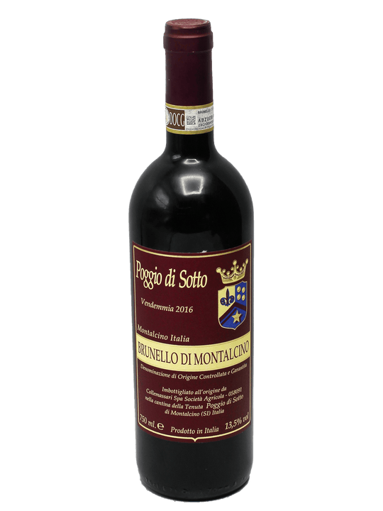 2016 Poggio di Sotto Brunello di Montalcino [WS97][WA97+][D96][JS94]-Bottle Barn