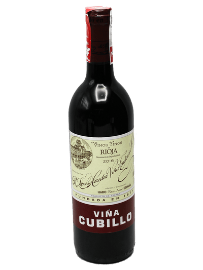 2016 R. Lopez de Heredia Vina Cubillo Crianza