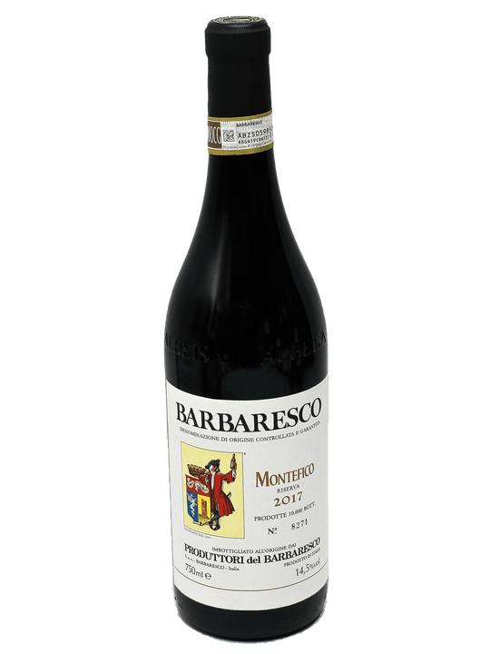 2017 Produttori del Barbaresco Barbaresco Montefico Riserva [WA95][V95][WS94]-Bottle Barn