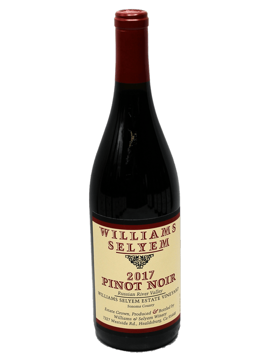 2017 Williams Selyem Estate Vineyard Pinot Noir [WA95+][JD95][V94+][JS94]-Bottle Barn