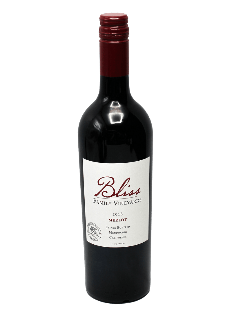 2018 Bliss Family Vineyards Estate Merlot-Bottle Barn