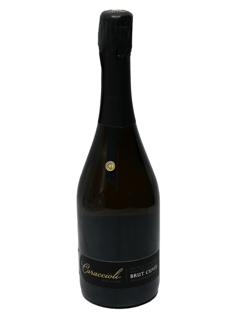 2018 Caraccioli Cellars Santa Lucia Highlands Brut Cuvee-Bottle Barn