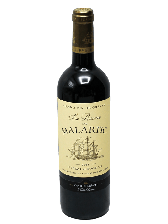 2018 Chateau Malartic-Lagravière La Reserve de Malartic Rouge [WE93][JS91-92][WS90]-Bottle Barn