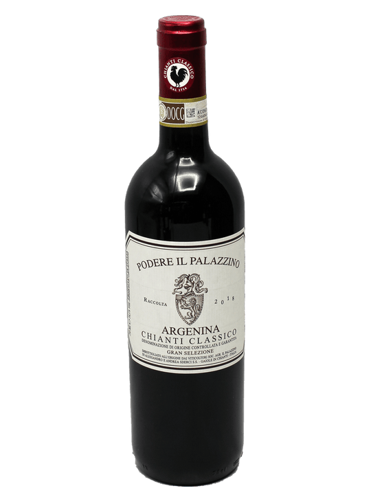 2018 Podere Il Palazzino Chianti Classico Gran Selezione Argenina [V93][D93][JD90]-Bottle Barn