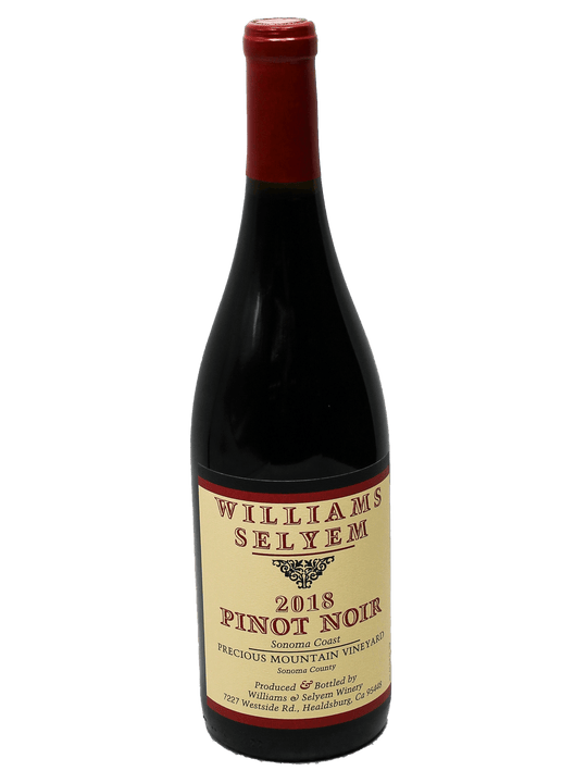2018 Williams Selyem Precious Mountain Vineyard Pinot Noir [WE97][V94][WA93]-Bottle Barn